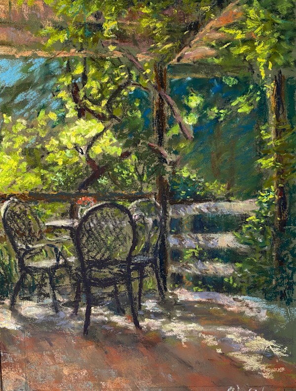 The cedars in sunlight by Susan Penfold