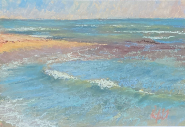 Calm morning seas by Susan Penfold