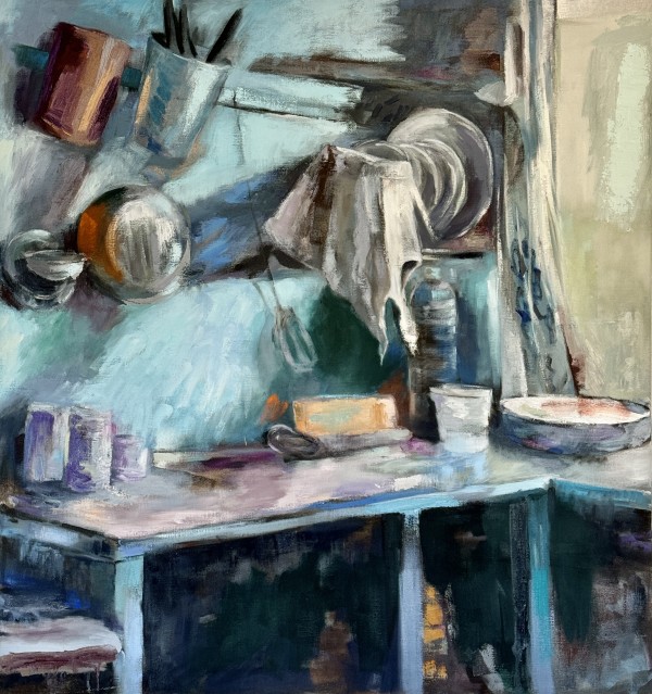 Tellerwäscher / Washing Dishes by Carola Dewor