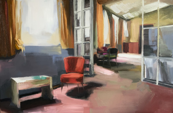 Roter Sessel by Carola Dewor