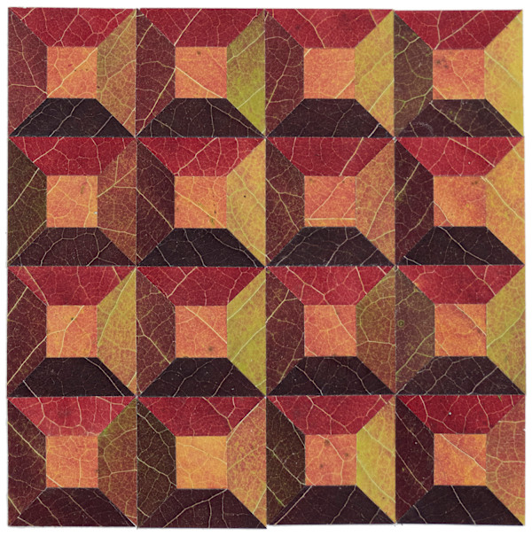 Stoneleigh Garden Franklinia Waffle Grid Quilt by Jody Graff