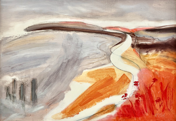 Christchurch Bay Summer Evening Walk by Mel Hatton