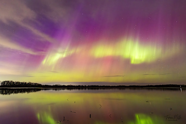 Aurora Borealis Sky 2 by Theresa Muth