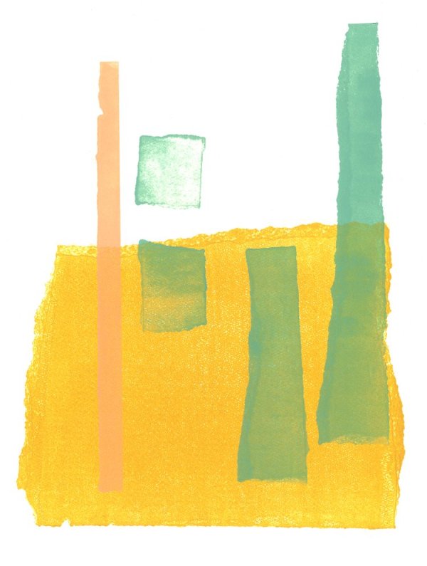 Abstract Yellow 2 by Ilana Dashe