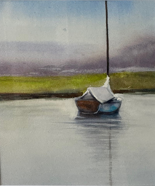Lone Catboat by Steven Plaziak