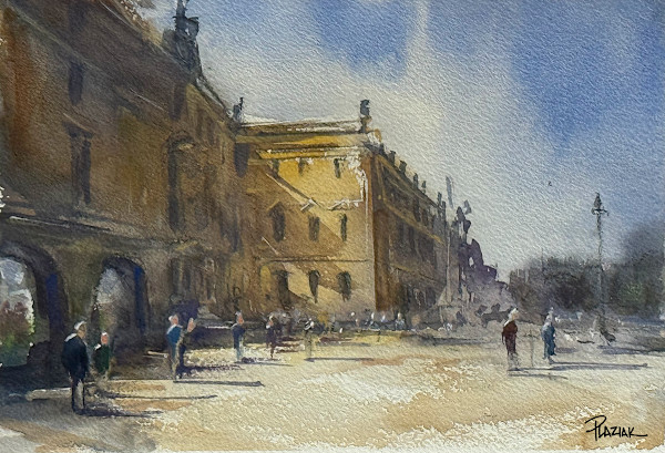 Day at the Louvre by Steven Plaziak