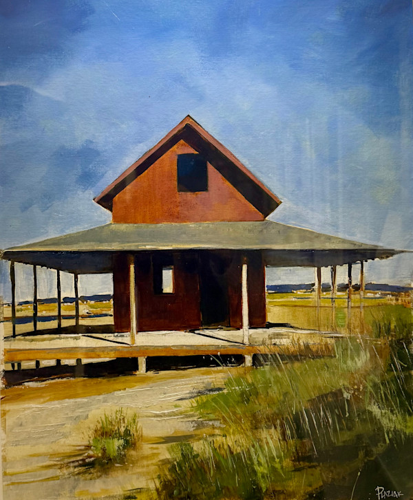 Red shack by Steven Plaziak