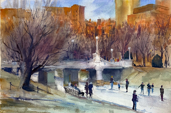 Skating, Boston Commons by Steven Plaziak, Image 1.