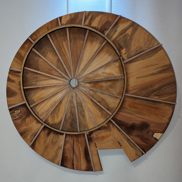 Inside the Old Grain Bin by Wendy c. Lloyd @ The Make Bank Art Studio