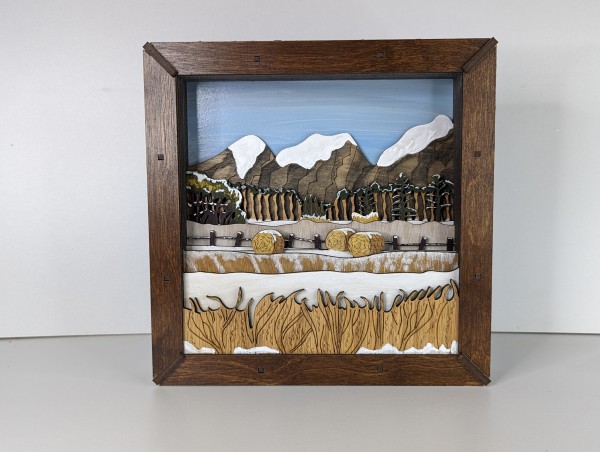 Hay For Days, Mountain Rendition by Wendy Lloyd @ The Make Bank Art Studio