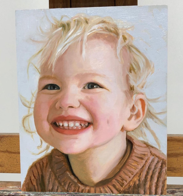 Portrait of a Girl II by David Vegt