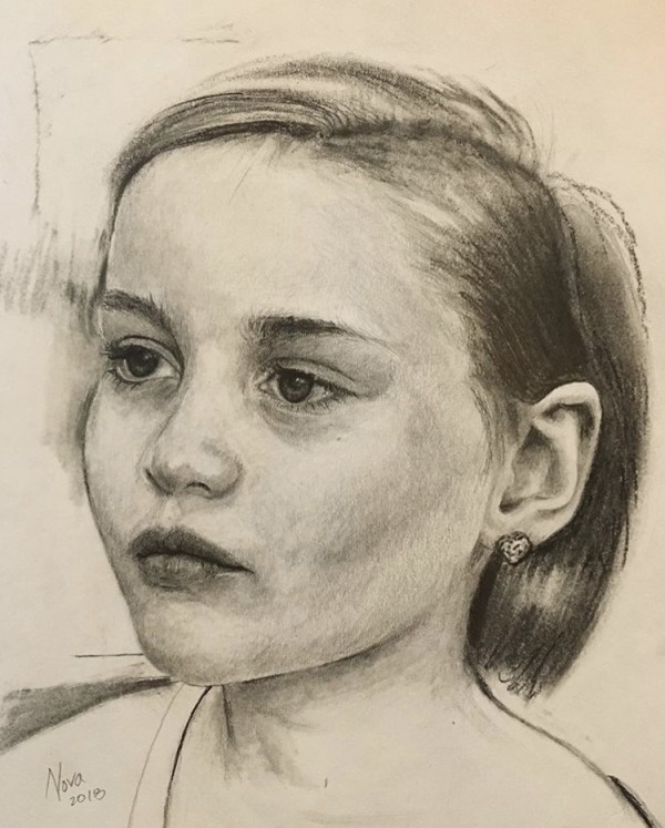Drawing of Nova by David Vegt