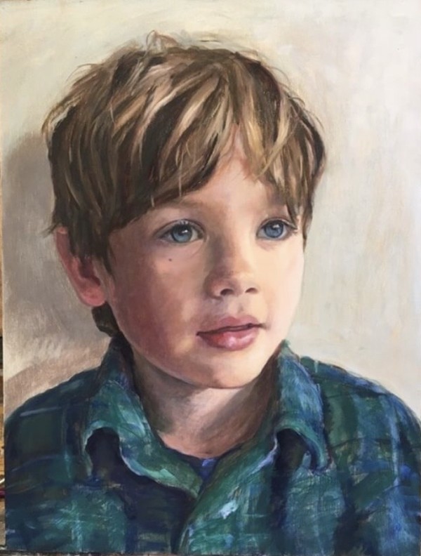 Portrait of a boy by David Vegt