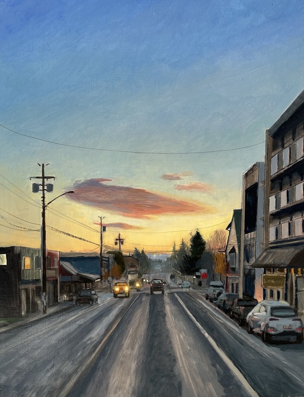 Dunsmuir Street, Cumberland in January by David Vegt