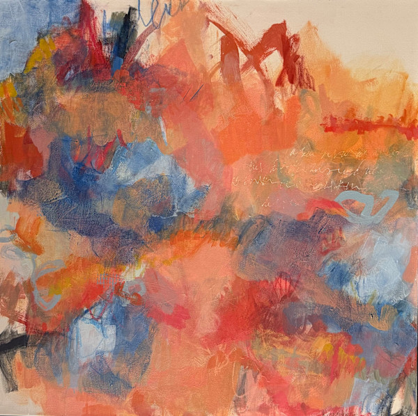 Happy To Be Here (Sumo Orange Season) by Frannie Kronenberg Art