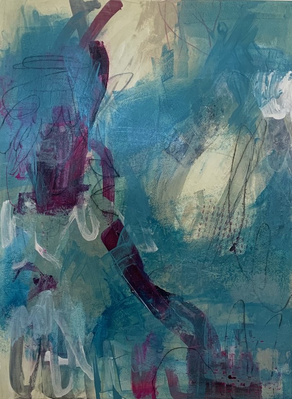 Teal #1 by Frannie Kronenberg Art