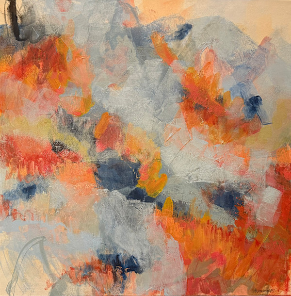 Happy To Be Here (Under the Clouds) by Frannie Kronenberg Art