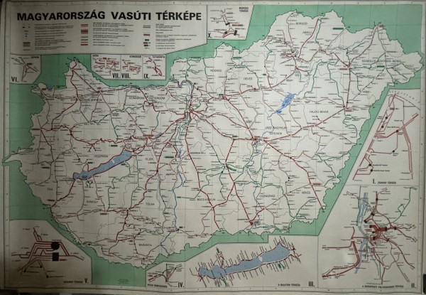 MAGYARORSZÁG VASÚTI TÉRKÉPE