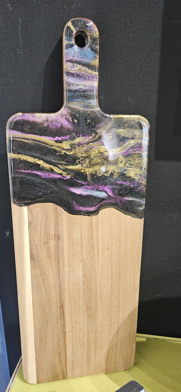 Black/purple charcuterie board by Pam McAdams, Image 1.