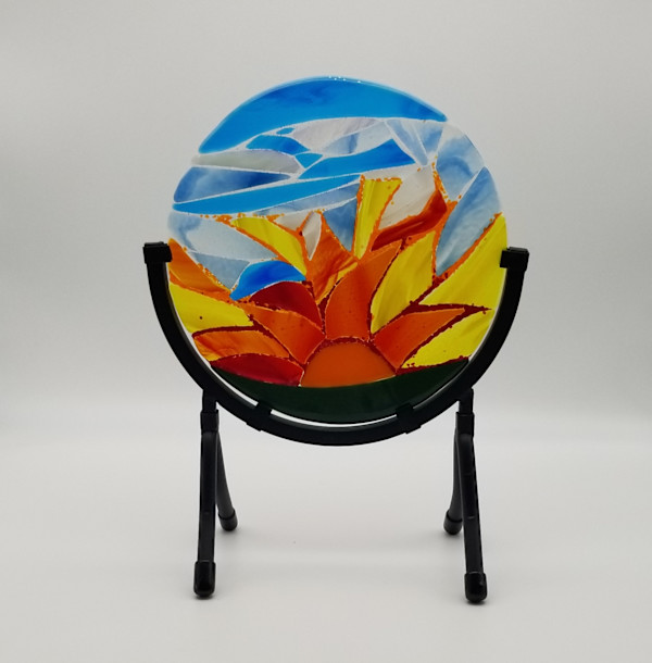 Fiery Sunset by Karin Danapas