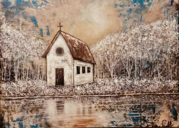 CHURCH BY THE WATER by Dorrie Ann Cobb, Image 1.