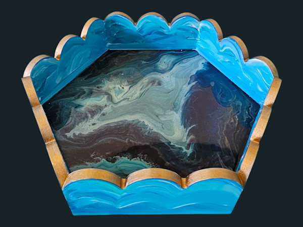 Ocean lazy susan by Pam McAdams, Image 1.