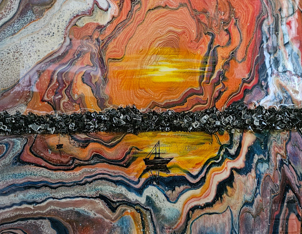 Floating Sunset by Pam McAdams, Image 1.