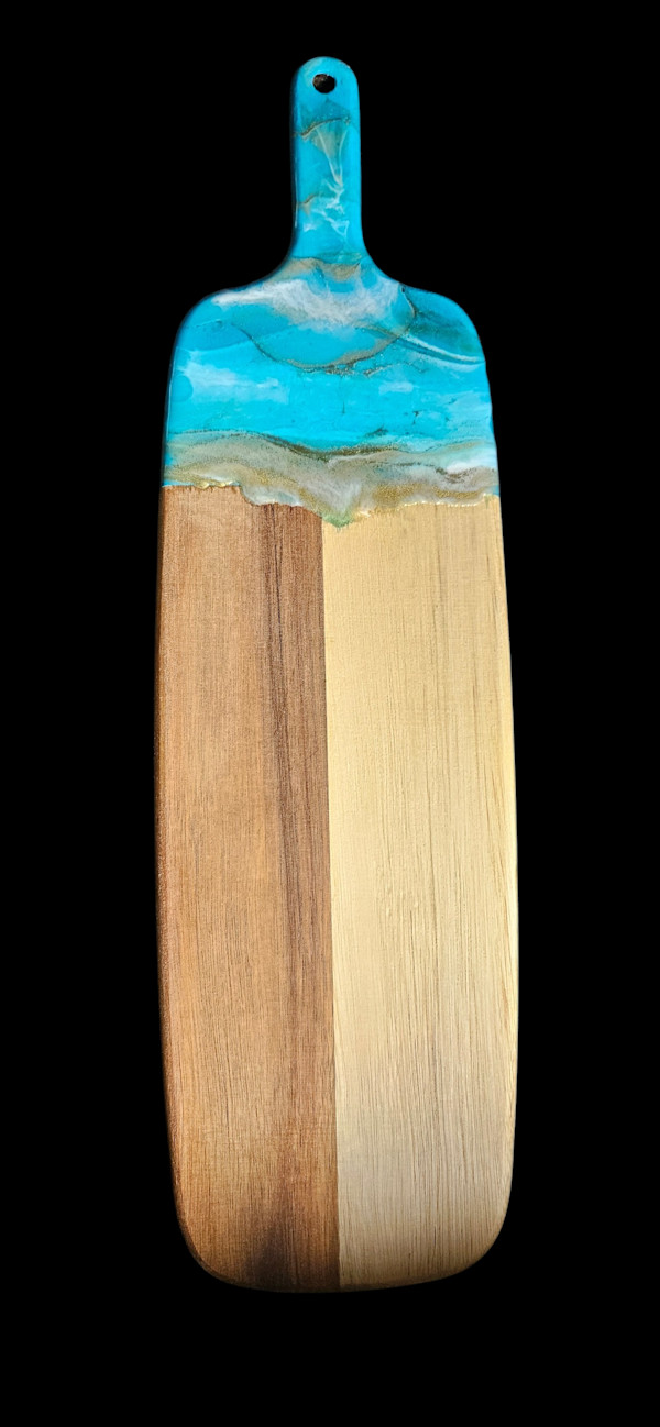 Small charcuterie board/ocean by Pam McAdams, Image 1.