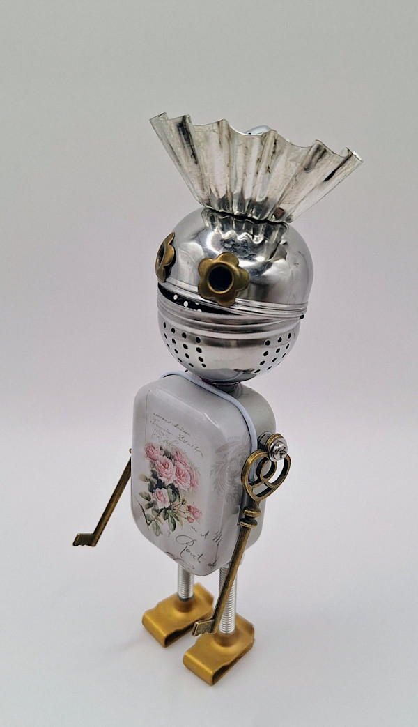 Flower Crown Fobot by Chasity Erbaugh