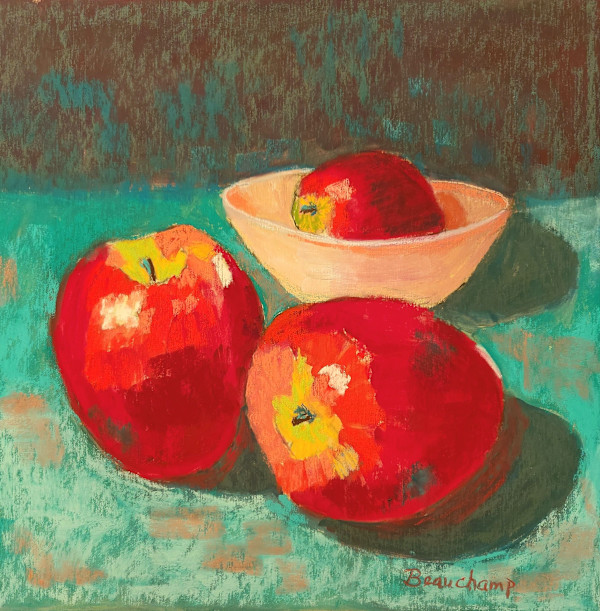 3 Apples & A Bowl by Nancy Beauchamp