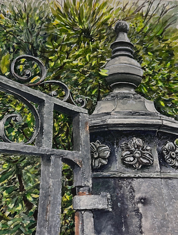 Iron Fence by Krystin Fisher