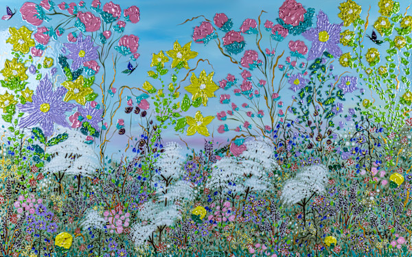 He Said- Come Sit With Me in the Garden by Christie Joy