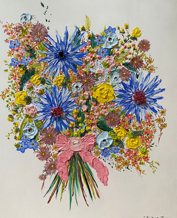Color Burst Bouquet 5 by Christie Joy, Image 1.