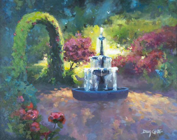 Fountain of Azalea Dreams by Doug Carter, Image 1.