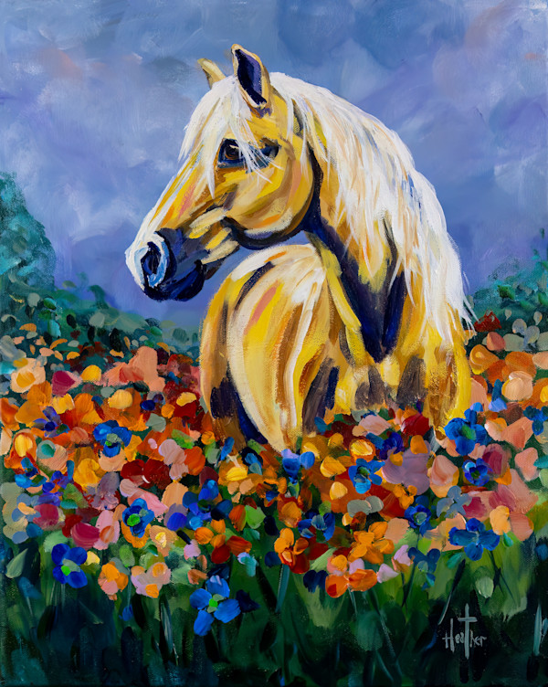 Happy Horse Meadow by Heather Burris