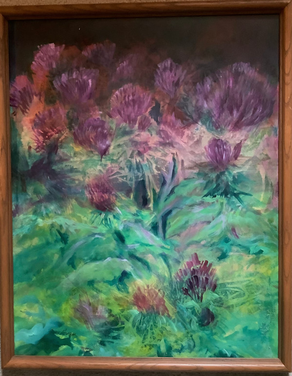 Thistle Garden by Genie Morgan