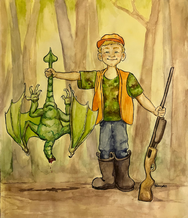 Young Dragonslayer by Harmony Dybala