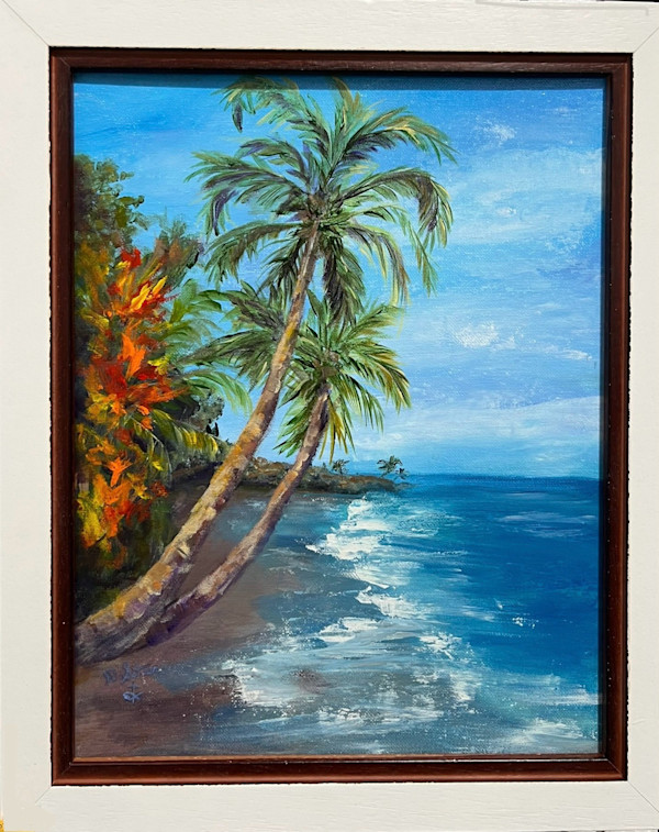 Palm Seascape by Deborah Setser