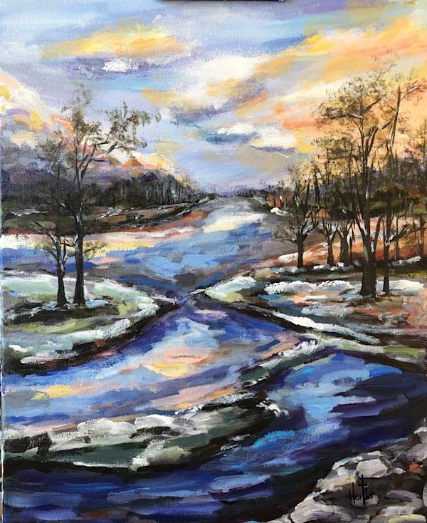 Frosted Stream by Heather Burris