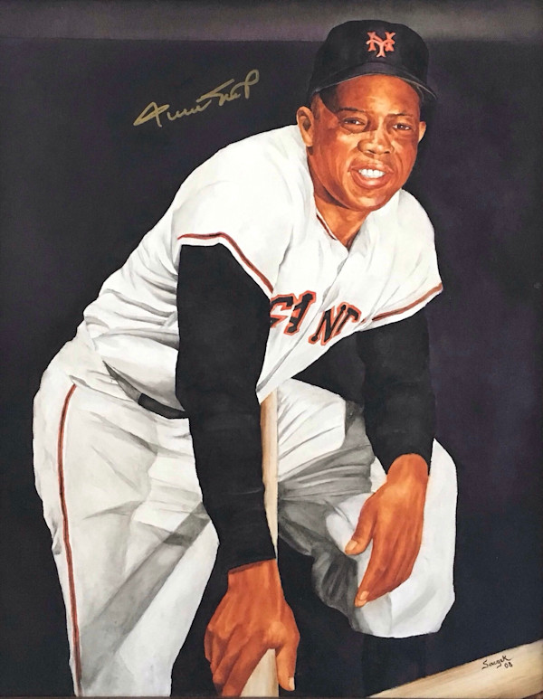 Willie Mays by Mark Saczek