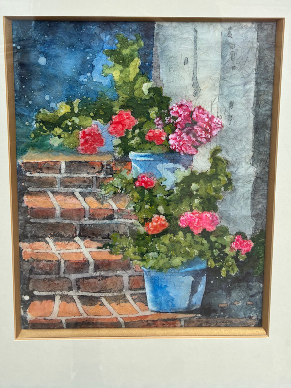 Geraniums by Kaye Jackson
