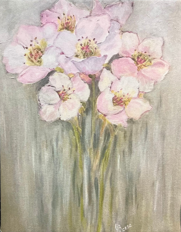 White flowers by Liz Reese, Image 1.