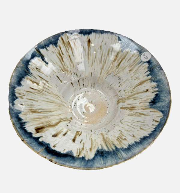 Trumpet Bowl in Sea Spray by Nicole Nalbach