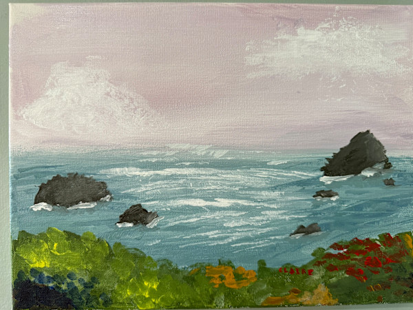 The Bay at Midday by Claire Beavers