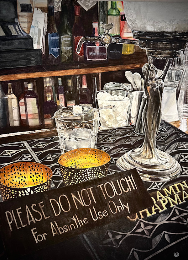 Absinthe at Mahogany by Krystin Fisher
