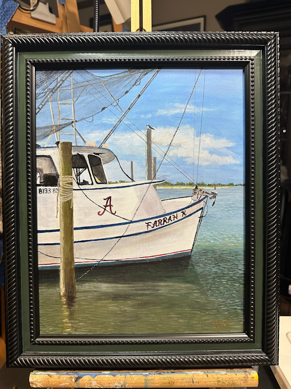 Bama Fishing Boat by Becky Chelf