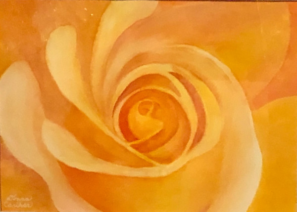 Yellow Rose by Donna Cariker