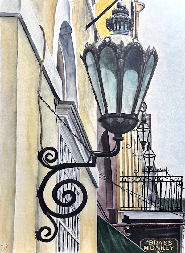 Lantern on Royal (study) by Krystin Fisher