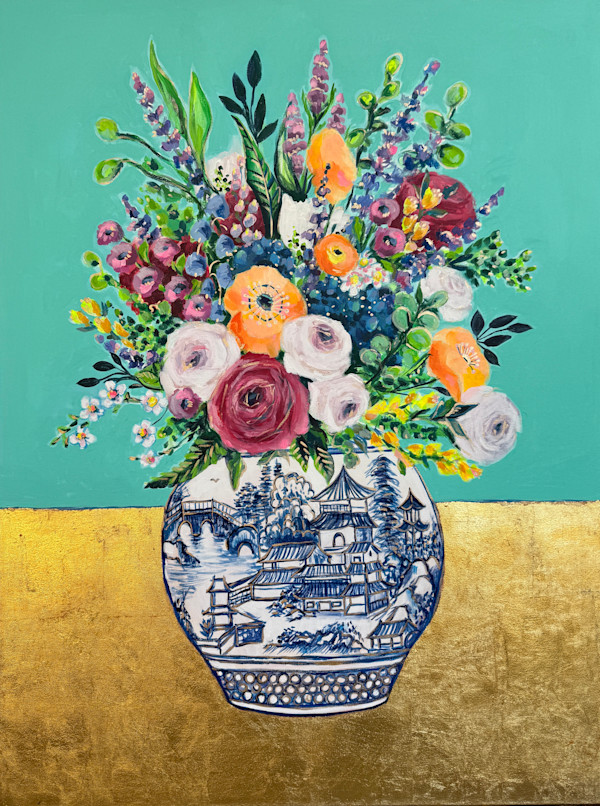 “Chinoiserie in Bloom” by Jennifer Thornton Moreman, Image 1.