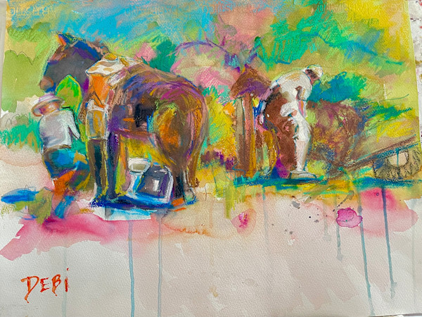 Cowboys & Horses by Debi Carter, Image 1.